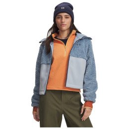 Felpa da donna Under Armour W Basecamp Fleece FZ blu