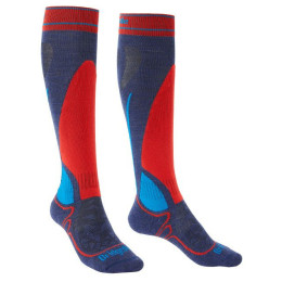 Calzettoni Bridgedale Ski Junior Racer Denim blu/grigio denim/flame/322