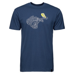 Maglietta da uomo Black Diamond M BD CAM TEE blu Ink Blue