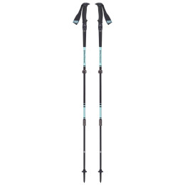 Bastoncini da trekking da donna Black Diamond W's Trail Pro Shock nero/turchese AlpineLake