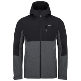 Giacca softshell da uomo Loap Lustav grigio/nero černá