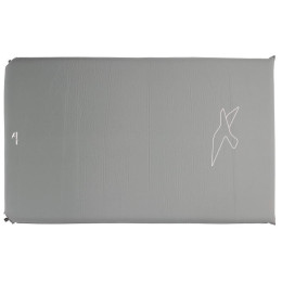 Materassino autogonfiante Easy Camp Siesta Mat Doubel 10.0 cm grigio