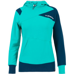 Felpa da donna La Sportiva Squamish Hoody W blu Aqua/Opal