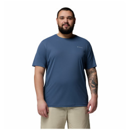 Maglietta da uomo Columbia Zero Rules™ Light SS Crew blu scuro Dark Mountain