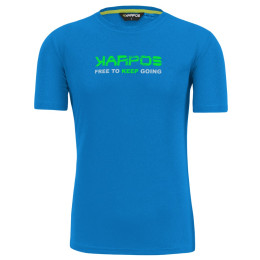 Maglietta da uomo Karpos Val Federia Tee azzurro Indigo Bunting Print 1