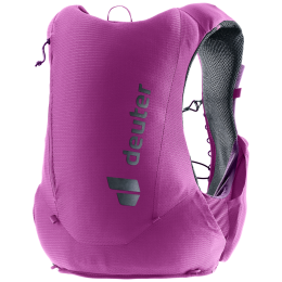 Gilet da corsa Deuter Traick 5 SL rosa/porpora lotus-mystic