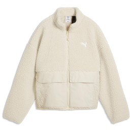 Giacca da donna Puma Re:Fibre Sherpa Jacket W bianco Alpine Snow