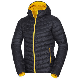 Giacca invernale da uomo Northfinder Dan nero/giallo blacklemon