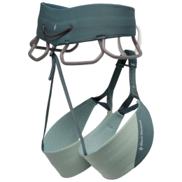 Imbracatura da arrampicata da donna Black Diamond W Solution Harness verde/verde chiaro Agave