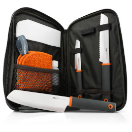 Set di coltelli GSI Outdoors Santoku Knife set grigio/arancio