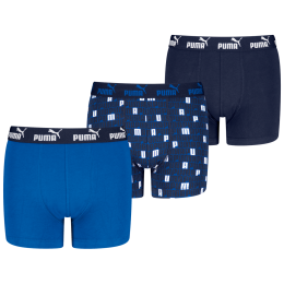 Boxer da ragazzo Puma Elements Printed Boxers 3P