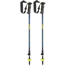 Bastoncini da trekking per bambini Leki Vario XS blu/giallo BluemetallicNeonyellowCyan
