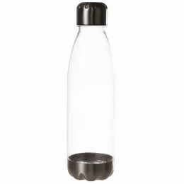 Borraccia Regatta Tritan Bottle with Metal Lid nero SilverGray