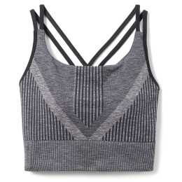 Intimo funzionale da donna Smartwool W Intraknit Strappy Bra nero black heather