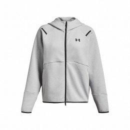 Felpa da donna Under Armour Unstoppable Flc FZ grigio chiaro ModGray/Black