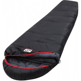 Sacco a pelo Loap Darway nero/rosso