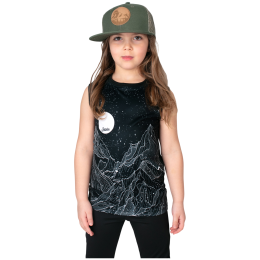 Canottiera per bambini Drexiss Full Diamond Beach Black Coolmax