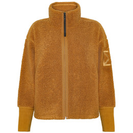 Felpa da donna Didriksons Mella Wns Fz 3 arancione Spice Brown