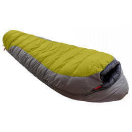 Sacco a pelo in piuma Warmpeace Viking 1200 180 cm wide (2019) verde/grigio Hay/Steelgrey/Black