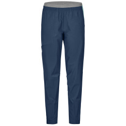 Pantaloni da donna Ortovox Piz Selva Pants W blu scuro Deep Ocean