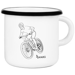 Tazza Warg Cup Cyclist bianco white