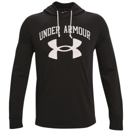 Felpa da uomo Under Armour Rival Terry Big Logo HD nero Black//OnyxWhite