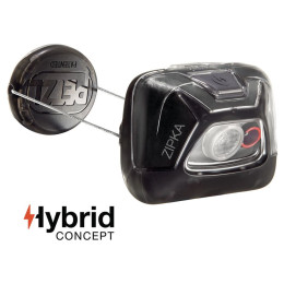 Lampada frontale Petzl Zipka nero