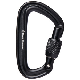 Moschettone Black Diamond Liteforge Screwgate nero Black