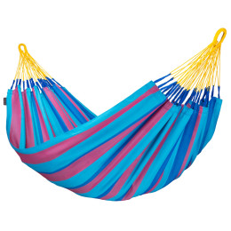 Amaca La Siesta Sonrisa Single blu/rosso Wildberry