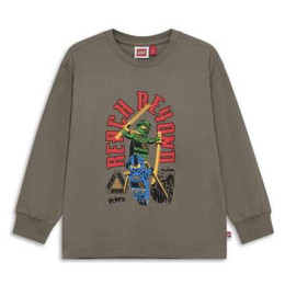 Maglietta da bambino Lego Wear Lwtaj 608 Brown marrone chiaro Light brown