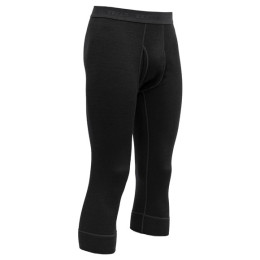 Pantaloni termici da uomo Devold Expedition Man 3/4 Long Johns W/Fly nero Black