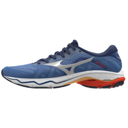 Scarpe da uomo Mizuno Wave Ultima 13 blu TurkishSea/White/CherryTomato
