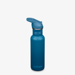 Bottiglia in acciaio inox Klean Kanteen Classic Narrow 18oz (w/Flip Seal Sport) blu Corsair