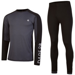 Set sportivo da uomo Dare 2b Exchange III Thermal Baselayer Set nero/grigio Black/Ebony