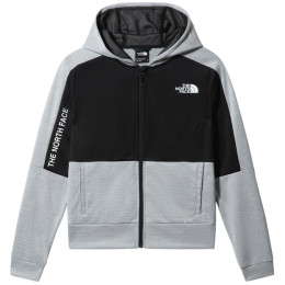 Felpa da donna The North Face Ma Full Zip Fleece 2022 grigio/nero Tnflightgreyhthr/Tnfblack