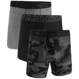 Boxer da uomo Under Armour Perf Tech Nov 6in nero Black Neo Camo / Black / Castlerock Heather