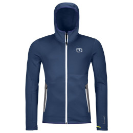 Felpa da uomo Ortovox Fleece Hoody M blu deep ocean