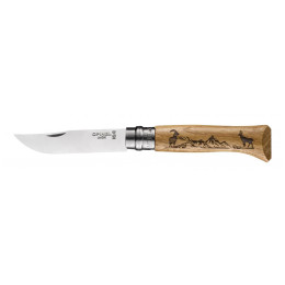 Coltello chiudubile Opinel VRI N°08 Inox Camoscio