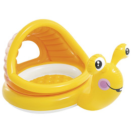 Piscina Intex Lazy Snail Shade Pool 57124NP giallo