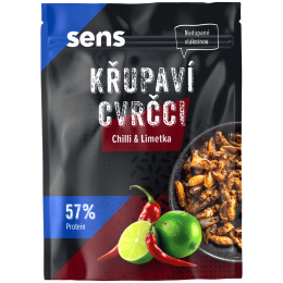 Grilli commestibili Sens Grilli croccanti e arrostiti - Chilli & Lime 16 g