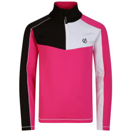 Felpa sportiva per bambini Dare 2b Formate II Core Stretch rosa/bianco Pure Pink/Black