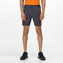 Pantaloncini da uomo Regatta Highton Pro Short grigio/arancio IndiaGry/Fox