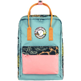 Zaino Fjällräven Kånken Art Plus nero/blu Woodlands