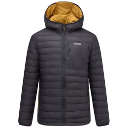 Giacca trapuntata da uomo Regatta Lightfell nero/marrone Blk(WoodBrn)