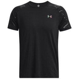 Maglietta funzionale da uomo Under Armour Rush Emboss SS nero Black / / Black