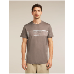 Maglietta funzionale da uomo Icebreaker Men Merino 150 Tech Lite SS Tee Elevation Line