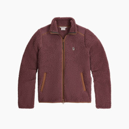 Felpa da donna Royal Robins W Palisades Jacket bordeaux Huckleberry
