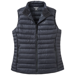 Gilet da donna Rab Microlight Down Vest nero