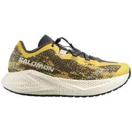 Scarpe da uomo Salomon Aero Glide 4 Grvl nero/giallo Beach Ball / Asphalt / Vanilla Ice