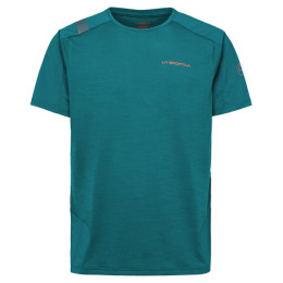 Maglietta da uomo La Sportiva Compass T-Shirt M blu/verde Everglade